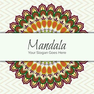 Mandala creative design vector Stock Illustration