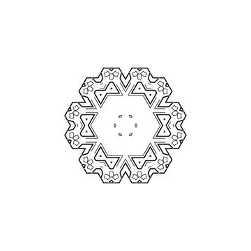 Mandala creative design vector with white background Stock Illustration