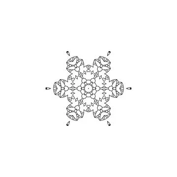 Mandala creative design vector with white background Stock Illustration