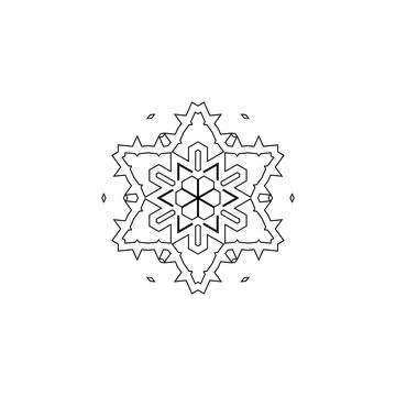 Mandala creative design vector with white background Stock Illustration