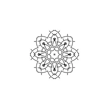 Mandala creative design vector with white background Stock-Illustration