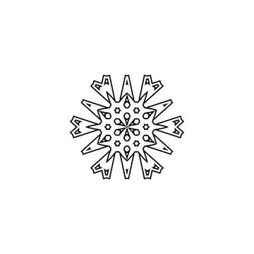 Mandala creative design vector with white background Illustrazione stock