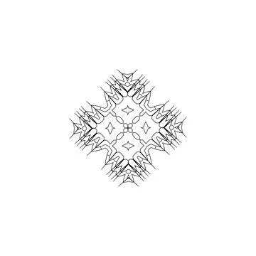 Mandala creative design vector with white background Stock Illustration