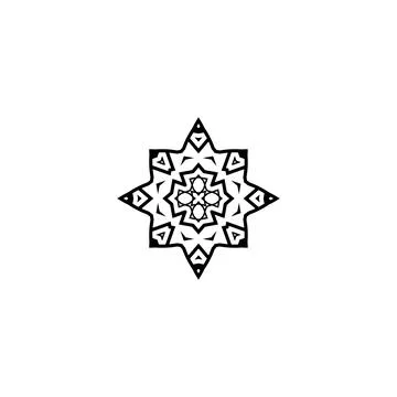 Mandala creative design vector with white background Stock Illustration