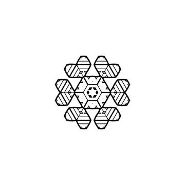 Mandala creative design vector with white background 스톡 일러스트