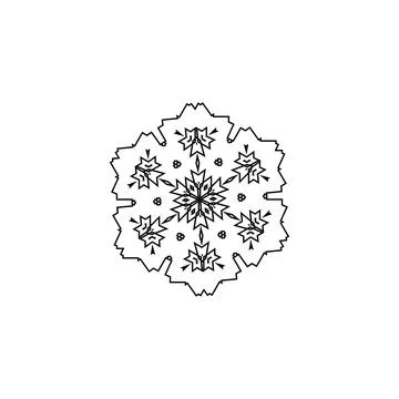 Mandala creative design vector with white background Stock Illustration
