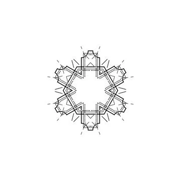 Mandala creative design vector with white background 스톡 일러스트