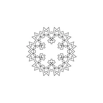 Mandala creative design vector with white background Stock-Illustration