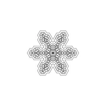 Mandala creative design vector with white background 스톡 일러스트