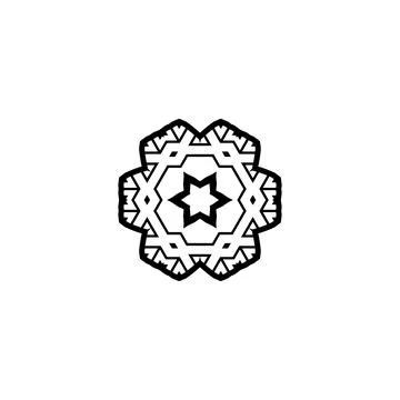 Mandala creative design vector with white background Stock Illustration