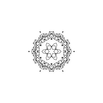 Mandala creative design vector with white background Stockillustratie
