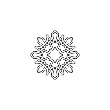 Mandala creative design vector with white background 스톡 일러스트