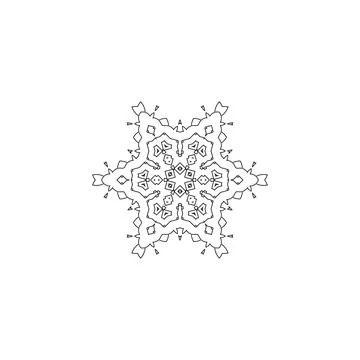 Mandala creative design vector with white background Stock Illustration