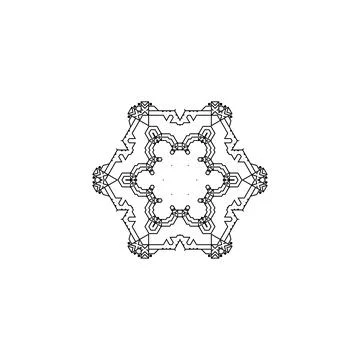 Mandala creative design vector with white background Stock Illustration