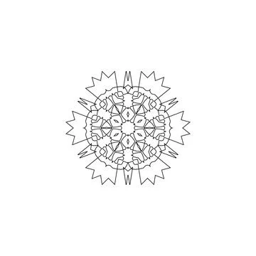 Mandala creative design vector with white background Stock-Illustration