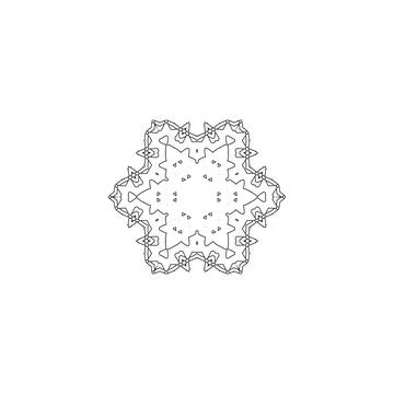 Mandala creative design vector with white background Stock Illustration