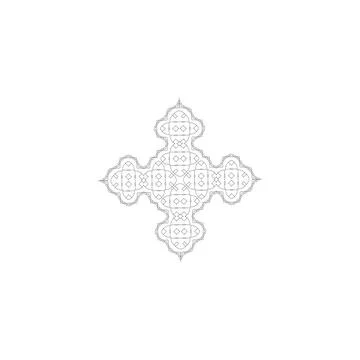 Mandala creative design vector with white background Stock Illustration
