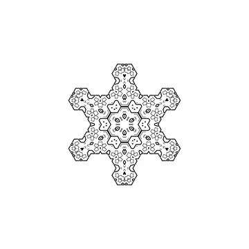 Mandala creative design vector with white background Illustrazione stock