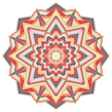 Mandala. Decorative Round Ornament Pattern Stock Illustration