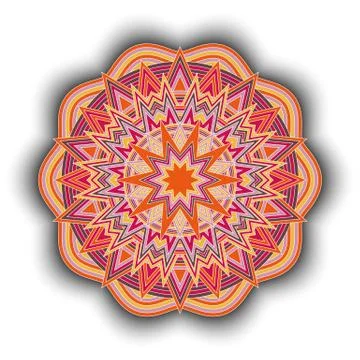 Mandala. Decorative Round Ornament Pattern Stock Illustration