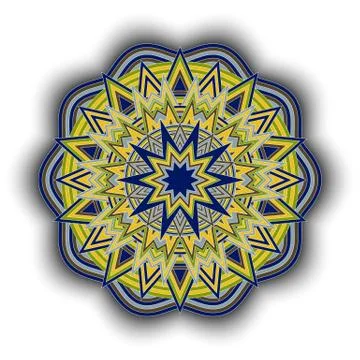 Mandala. Decorative Round Ornament Pattern Illustrazione stock