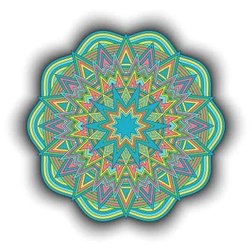 Mandala. Decorative Round Ornament Pattern Stock Illustration