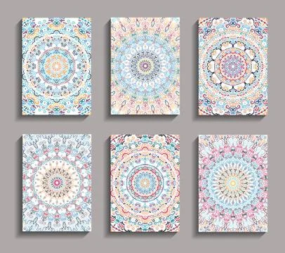 Mandala Design Backgrounds Stock Illustration