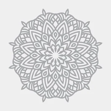 Mandala design decorative element background template Vector illustration. Illustrazione stock