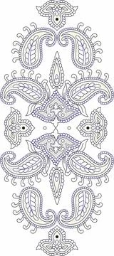 Mandala design of element with decorative circle pattern Stock Illustration
