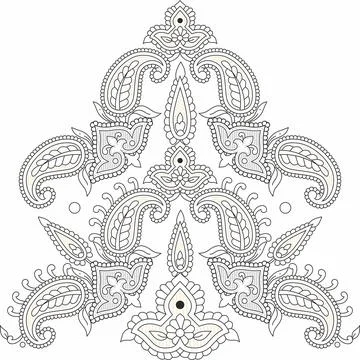 Mandala design of element with decorative pattern Stock-Illustration