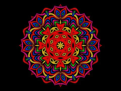 Mandala Design Illustration Stock Illustration