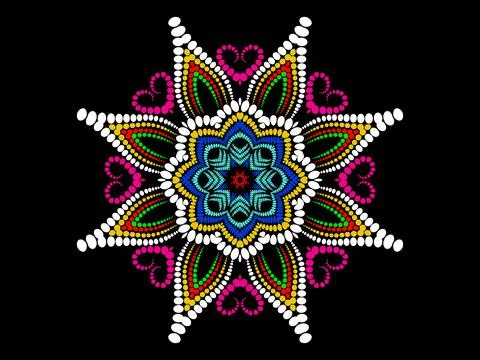 Mandala Design Illustration Stock Illustration