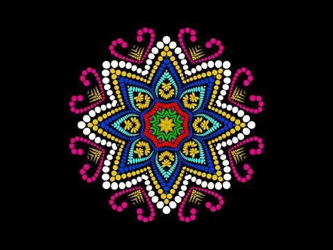 Mandala Design Illustration Stock Illustration
