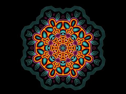 Mandala Design Illustration Stock Illustration