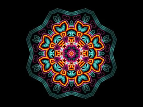 Mandala Design Illustration Stock Illustration
