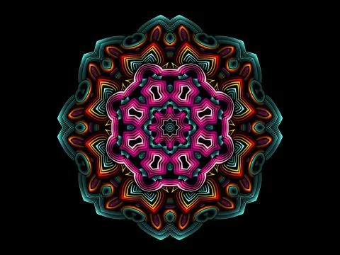 Mandala Design Illustration Stock Illustration