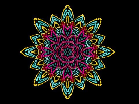 Mandala Design Illustration Stock Illustration