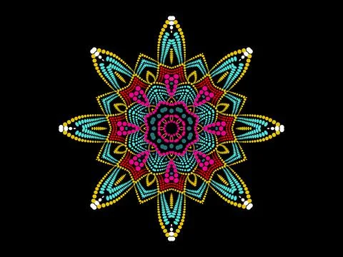 Mandala Design Illustration Stock Illustration