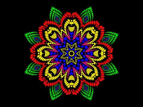 Mandala Design Illustration Stock Illustration