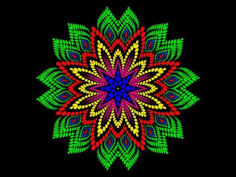 Mandala Design Illustration Stock Illustration
