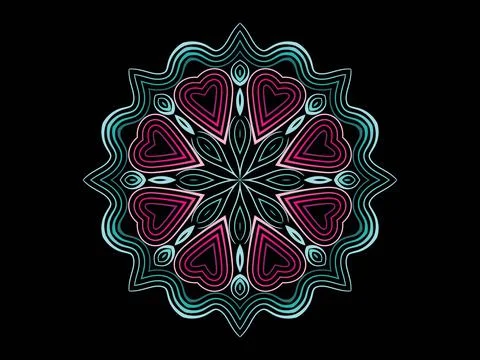 Mandala Design Illustration Stock Illustration