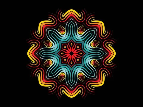 Mandala Design Illustration Stock Illustration