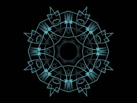 Mandala Design Illustration Stock Illustration