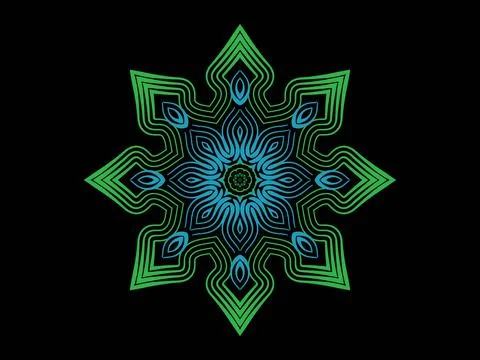 Mandala Design Illustration Stock Illustration
