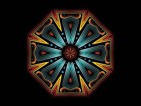 Mandala Design Illustration Stock Illustration