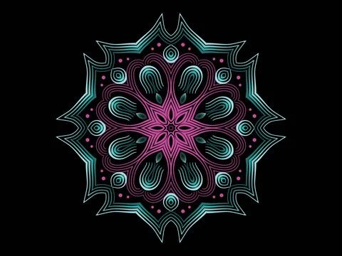 Mandala Design Illustration Stock Illustration