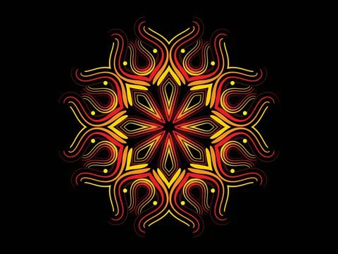 Mandala Design Illustration Stock Illustration