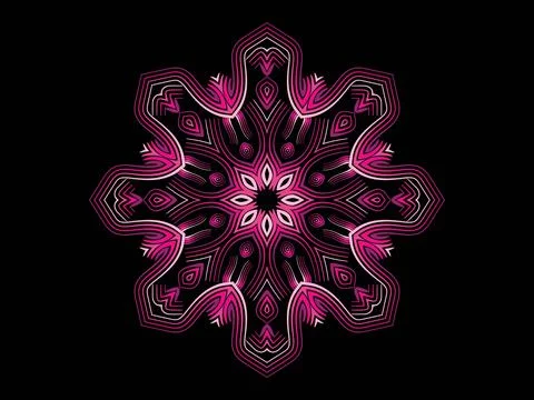 Mandala Design Illustration Stock Illustration