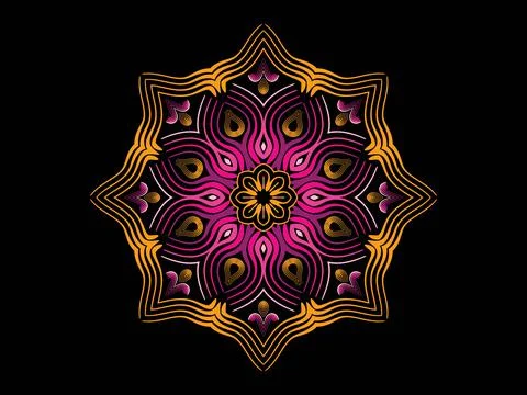 Mandala Design Illustration Stock Illustration