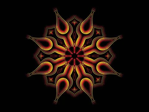 Mandala Design Illustration Stock Illustration
